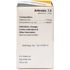 Thuốc Arthrobic 7.5 Mekophar điều trị viêm đau xương khớp, viêm khớp dạng thấp (50 viên)