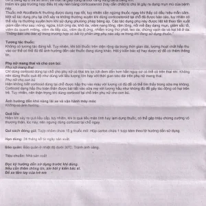 Thuốc mỡ Atcobeta-N 0,1% Atco điều trị viêm da, chàm dị ứng (15g)