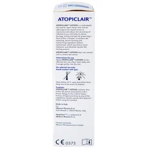 Sữa dưỡng ẩm Atopiclair Lotion Menarini giảm ngứa, rát, đau do viêm da cơ địa, viêm da tiếp xúc (120ml)
