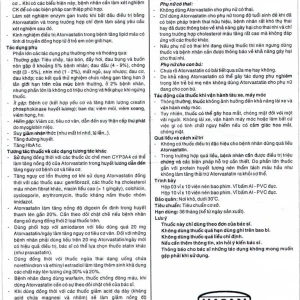 Thuốc AtorHasan 10mg Hasan điều trị tăng lipid huyết (3 vỉ x 10 viên)