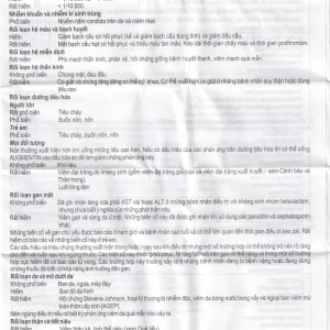 Thuốc Augmentin 1g GSK điều trị nhiễm khuẩn (2 vỉ x 7 viên)