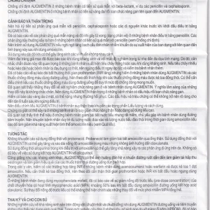 Thuốc Augmentin 1g GSK điều trị nhiễm khuẩn (2 vỉ x 7 viên)