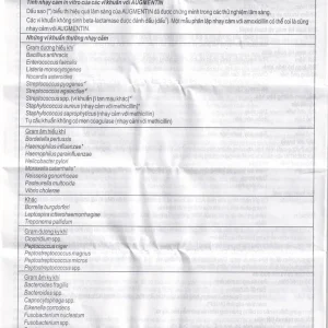 Thuốc Augmentin 1g GSK điều trị nhiễm khuẩn (2 vỉ x 7 viên)