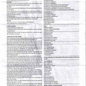 Bột Augmentin 250mg/31.25mg GSK điều trị nhiễm khuẩn (12 gói)