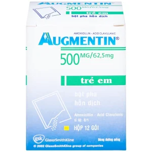 Bột Augmentin 500mg/62.5mg GSK điều trị nhiễm khuẩn (12 gói)