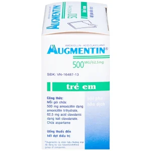 Bột Augmentin 500mg/62.5mg GSK điều trị nhiễm khuẩn (12 gói)