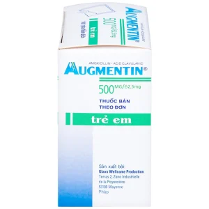 Bột Augmentin 500mg/62.5mg GSK điều trị nhiễm khuẩn (12 gói)