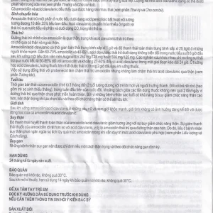 Thuốc Augmentin 625mg GSK điều trị nhiễm khuẩn (2 vỉ x 7 viên)