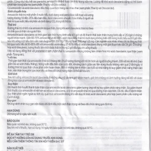 Thuốc Augmentin 625mg GSK điều trị nhiễm khuẩn (2 vỉ x 7 viên)