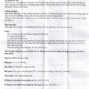 Thuốc Ausbiobone Biopharm điều trị triệu chứng thoái hóa khớp gối nhẹ và trung bình (60 viên)