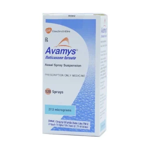 Thuốc xịt mũi Avamys 27.5mcg GSK điều trị chảy nước mũi, xung huyết mũi (120 liều xịt)