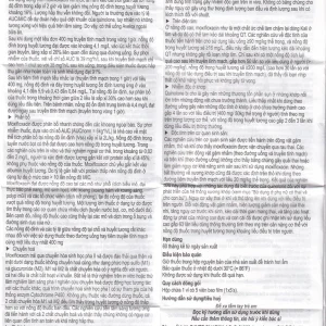 Thuốc Avelox 400mg Bayer điều trị nhiễm khuẩn (1 vỉ x 5 viên)