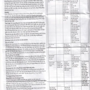 Thuốc Avelox 400mg Bayer điều trị nhiễm khuẩn (1 vỉ x 5 viên)