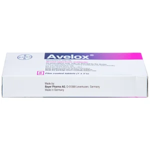 Thuốc Avelox 400mg Bayer điều trị nhiễm khuẩn (1 vỉ x 5 viên)