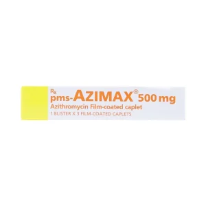 Thuốc Pms-Azimax 500mg Imexpharm điều trị nhiễm trùng (1 vỉ x 3 viên)