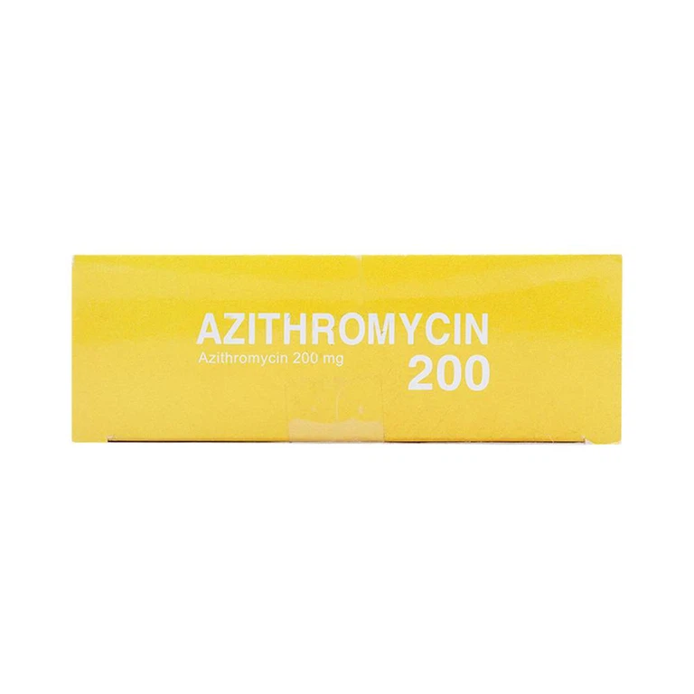 Bột Azithromycin 200 DHG điều trị nhiễm khuẩn (24 gói)