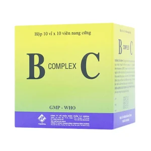 Thuốc B Complex C Vidipha bổ sung các vitamin nhóm B, C (10 vỉ x 10 viên)