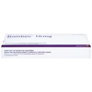 Thuốc Bambec 10mg AstraZeneca điều trị hen phế quản, co thắt phế quản (3 vỉ x 10 viên)