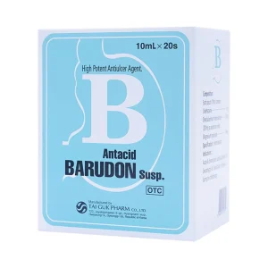 Hỗn dịch Barudon Susp Clesstra giảm đau nhanh trong viêm dạ dày, loét dạ dày - tá tràng (20 gói x 10ml)