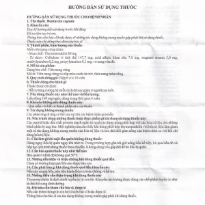 Thuốc Bentarcin 80mg Kolmar chống ung thư, hỗ trợ điều trị tác động vào hệ miễn dịch (6 vỉ x 10 viên)