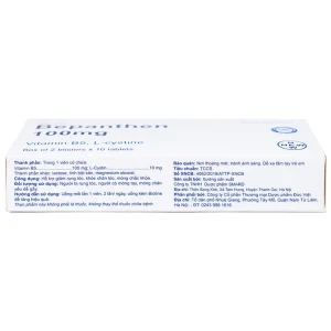 Viên uống Bepanthen 100mg Smard hỗ trợ giảm rụng tóc, khỏe chân tóc, móng chắc khỏe (2 vỉ x 10 viên)
