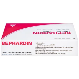 Thuốc Bephardine 100mg điều trị viêm gan siêu vi B mạn tính (3 vỉ x 10 viên)