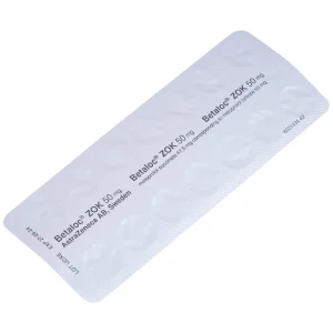 Thuốc Betaloc Zok 50mg AstraZeneca điều trị tăng huyết áp (2 vỉ x 14 viên)