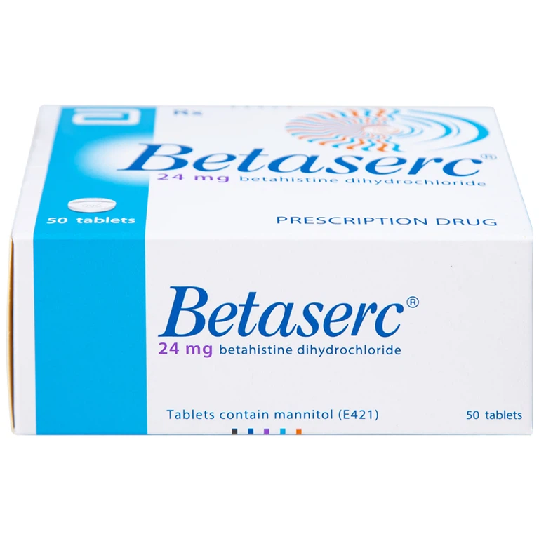 Thuốc Betaserc 24mg Abbott điều trị hội chứng Meniere (5 vỉ x 10 viên)