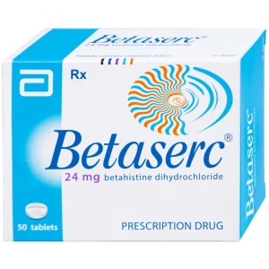 Thuốc Betaserc 24mg Abbott điều trị hội chứng Meniere (5 vỉ x 10 viên)