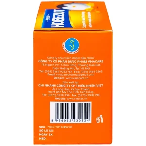 Siro Hobezut Vinacare giảm các triệu chứng ho, cảm (20 gói x 5ml)