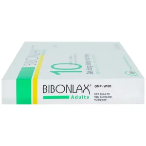 Gel dùng đường trực tràng Bibonlax Adults Hanoi Pharma điều trị táo bón (10 ống x 8g)
