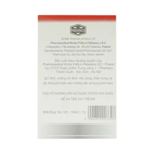 Thuốc Biseptol Pharbaco điều trị nhiễm khuẩn do các vi khuẩn nhạy cảm (1 vỉ x 20 viên)