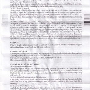 Thuốc Bluepine Bluepharma điều trị tăng huyết áp (6 vỉ x 10 viên)