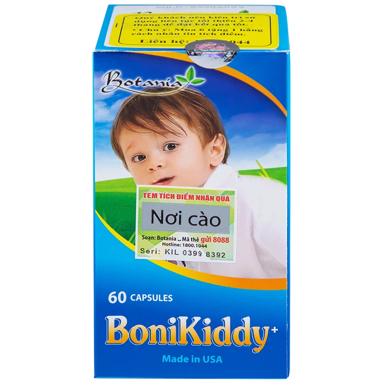 Viên uống BoniKiddy Botania kích thích hệ miễn dịch, bồi bổ cơ thể (60 viên)