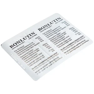 Thuốc Bonlutin Catalent giảm triệu chứng của thoái hóa khớp gối nhẹ và trung bình (4 vỉ x 15 viên)