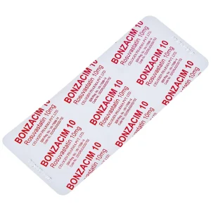 Thuốc Bonzacim 10 Celogen Pharma giảm cholesterol toàn phần (3 vỉ x 10 viên)