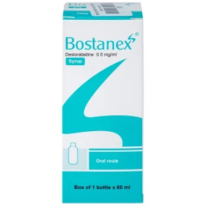 Thuốc Bostanex Boston giảm viêm mũi dị ứng, nổi mày đay (60ml)