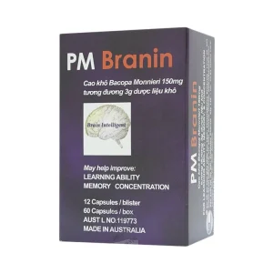 Thuốc PM Branin Probiotec cải thiện và duy trì chức năng não (5 vỉ x 12 viên)
