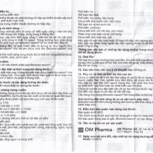 Thuốc Broncho-Vaxom điều trị nhiễm khuẩn đường hô hấp, tăng cường miễn dịch (10 viên)