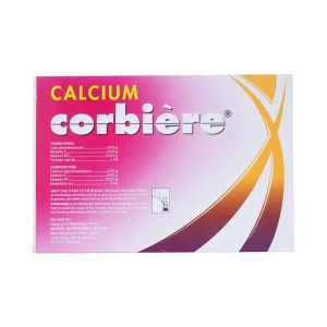 Dung dịch uống Calcium Corbière Sanofi điều trị thiếu canxi, loãng xương (3 vỉ x 10 ống x 5ml)