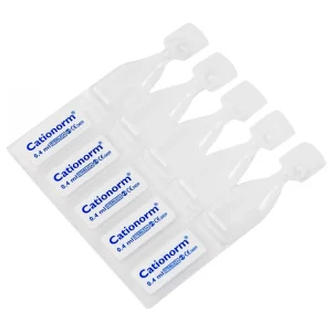 Nhũ tương nhỏ mắt Cationorm Santen dưỡng ẩm, bôi trơn, bảo vệ bề mặt mắt (30 ống x 0,4ml)