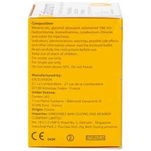 Nhũ tương nhỏ mắt Cationorm Santen dưỡng ẩm, bôi trơn, bảo vệ bề mặt mắt (30 ống x 0,4ml)