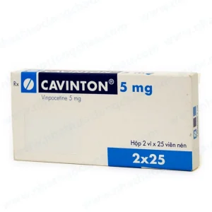 Thuốc Cavinton 5mg Gedeon giảm các triệu chứng tâm thần (2 vỉ x 25 viên)