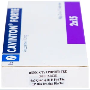 Thuốc Cavinton Forte 10mg Gedeon điều trị rối loạn tuần hoàn máu não (2 vỉ x 15 viên)
