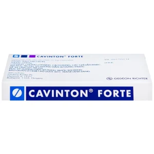 Thuốc Cavinton Forte 10mg Gedeon điều trị rối loạn tuần hoàn máu não (2 vỉ x 15 viên)