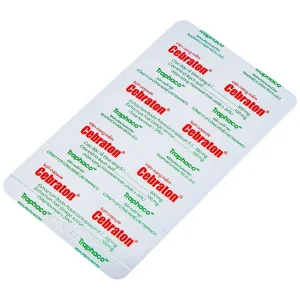 Thuốc Cebraton Traphaco bổ khí huyết, hoạt huyết dưỡng não (5 vỉ x 10 viên)