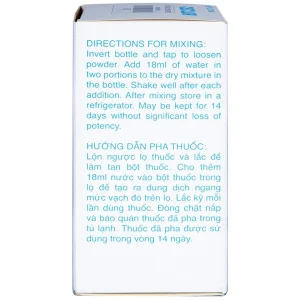 Bột pha hỗn dịch uống Ceclor 125mg Menarini điều trị nhiễm khuẩn (30ml)