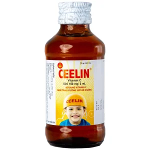Siro Ceelin United bổ sung vitamin C, tăng cường sức đề kháng (60ml)