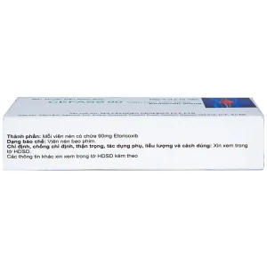 Thuốc Cefass 90mg Celogen giảm viêm khớp, viêm khớp dạng thấp (3 vỉ x 10 viên)