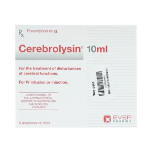 Thuốc tiêm Cerebrolysin 10ml điều trị rối loạn trí nhớ, sa sút trí tuệ (1 vỉ x 5 ống x 10ml)